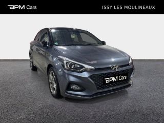 92130 : Hyundai ISSY-LES-MOULINEAUX - ELLIPSE AUTOMOBILES - HYUNDAI i20 - i20 - Sleek Silver Métal/Toit/rétros Black - Traction - Essence