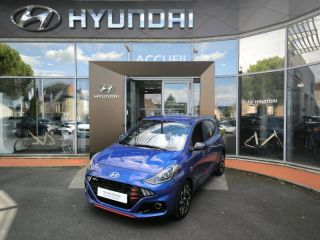19100 : Hyundai Brive-la-Gaillarde - Garage Pouget - HYUNDAI i10 - i10 - Intense Blue Métal - Traction - Essence