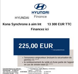 83130 : Hyundai Toulon - Autodif SAS - Groupe BALDASSARI - HYUNDAI KONA ELECTRIC Intuitive - KONA ELECTRIQUE - Gris - Automate à fonct. Continu - Courant électrique