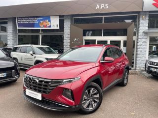 89100 : Hyundai Sens - APS - HYUNDAI Tucson - Tucson - Sunset Red Métal - Traction - Hybride : Essence/Electrique