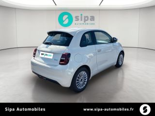 33140 : Hyundai - Sipa Automobiles – Bordeaux Sud - Villenave d’Ornon - FIAT 500e BERLINE Nouvelle 500 - 500 III ELECTRIQUE - Ice White - Automate à fonct. Continu - Courant électrique