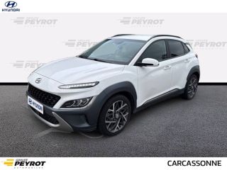11020 : Hyundai Carcassonne - HMDS - HYUNDAI KONA HYBRID Intuitive - KONA - Atlas White - Automate sequentiel - Essence / Courant électrique