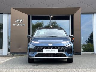29000 : Hyundai Quimper - Iroise Automobiles - HYUNDAI Bayon - Bayon - Meta Blue Métal/Toit+rétros Black - Traction - Essence