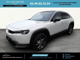 86000 : Hyundai Poitiers - Eco des Nations - MAZDA MX-30 - MX-30 - Blanc - Traction - Electrique
