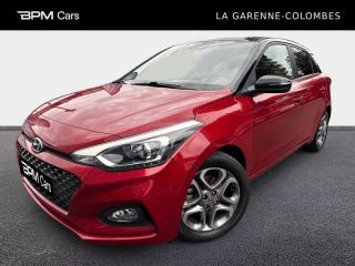 92250 : Hyundai La Garenne-Colombes - BPM Cars - HYUNDAI i20 - i20 - Passion Red/Toit rétro Phantom Black - Traction - Essence