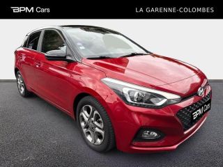 92250 : Hyundai La Garenne-Colombes - BPM Cars - HYUNDAI i20 - i20 - Passion Red/Toit rétro Phantom Black - Traction - Essence