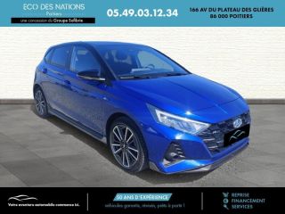 86000 : Hyundai Poitiers - Eco des Nations - HYUNDAI i20 - i20 - Bleu - Traction - Essence/Micro-Hybride
