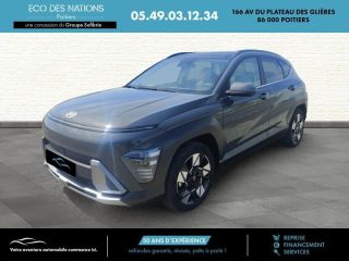 86000 : Hyundai Poitiers - Eco des Nations - HYUNDAI Kona - Kona - Gris - Traction - Hybride : Essence/Electrique