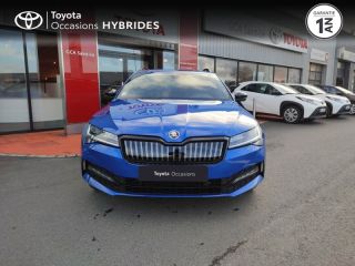 50000 : Hyundai Saint-Lô - GCA - SKODA Superb Combi - Superb Combi - Bleu Racing métallisée - Traction - Hybride rechargeable : Essence/Electrique