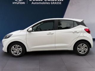 06130 : Hyundai Grasse - Garage Jean Cauvin - HYUNDAI i10 Intuitive - i10 III - Blanc - Boîte automatisée - Essence sans plomb