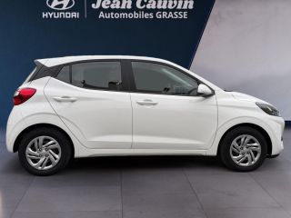 06130 : Hyundai Grasse - Garage Jean Cauvin - HYUNDAI i10 Intuitive - i10 III - Blanc - Boîte automatisée - Essence sans plomb