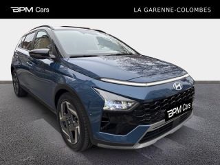 92250 : Hyundai La Garenne-Colombes - BPM Cars - HYUNDAI Bayon - Bayon - Vibrant Blue Métal/Toit+rétros Black - Traction - Essence
