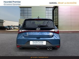 62700 : Hyundai Bruay-La-Buissière - Groupe Lempereur - HYUNDAI i20 - i20 - Vibrant Blue Métal/Toit+rétros Black - Traction - Essence