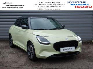 52000 : Hyundai Chaumont - Garage Michel Bazin - SUZUKI Swift - Swift - Cool Yellow Metallic/Toit Min Gray - Traction - Essence/Micro-Hybride