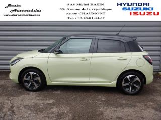 52000 : Hyundai Chaumont - Garage Michel Bazin - SUZUKI Swift - Swift - Cool Yellow Metallic/Toit Min Gray - Traction - Essence/Micro-Hybride