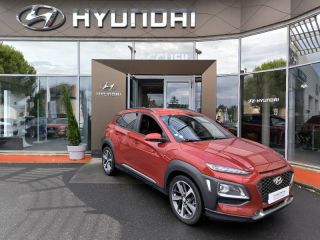 19100 : Hyundai Brive-la-Gaillarde - Garage Pouget - HYUNDAI Kona - Kona - Pulse Red avec toit Phantom Black - Traction - Essence