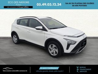 86000 : Hyundai Poitiers - Eco des Nations - HYUNDAI Bayon - Bayon - Blanc - Traction - Essence/Micro-Hybride