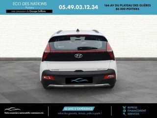 86000 : Hyundai Poitiers - Eco des Nations - HYUNDAI Bayon - Bayon - Blanc - Traction - Essence/Micro-Hybride
