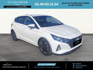 86000 : Hyundai Poitiers - Eco des Nations - HYUNDAI i20 - i20 - Blanc - Traction - Essence