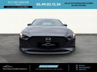86000 : Hyundai Poitiers - Eco des Nations - MAZDA Mazda 3 - Mazda 3 - Gris fonce - Traction - Essence/Micro-Hybride