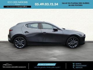 86000 : Hyundai Poitiers - Eco des Nations - MAZDA Mazda 3 - Mazda 3 - Gris fonce - Traction - Essence/Micro-Hybride