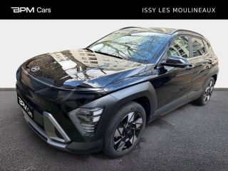 75013 : Hyundai Paris 13 - BPM Cars - HYUNDAI Kona - Kona - Abyss Black perlé métallisé - Traction - Hybride : Essence/Electrique