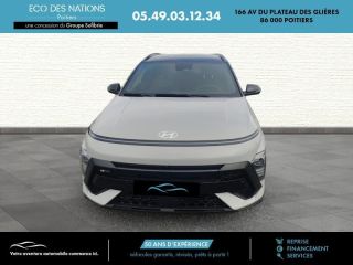 86000 : Hyundai Poitiers - Eco des Nations - HYUNDAI Kona - Kona - Ecotronic Gray prl mtl/Toit/rétros Black - Traction - Hybride : Essence/Electrique