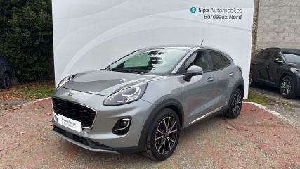 33110 : Hyundai Bordeaux Nord Le Bouscat - Sipa Automobiles - FORD PUMA Titanium - PUMA (09/2019-02/2024) - Gris - Boîte manuelle - Essence / Ethanol