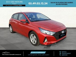 86000 : Hyundai Poitiers - Eco des Nations - HYUNDAI i20 - i20 - Dragon Red Métal - Traction - Essence