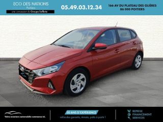 86000 : Hyundai Poitiers - Eco des Nations - HYUNDAI i20 - i20 - Dragon Red Métal - Traction - Essence