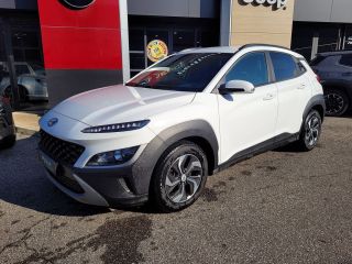 04100 : Hyundai Manosque - Pedinielli - HYUNDAI KONA HYBRID Intuitive - KONA - Blanc - Automate sequentiel - Essence / Courant électrique