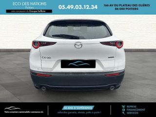 86000 : Hyundai Poitiers - Eco des Nations - MAZDA CX-30 - CX-30 - Blanc - Traction - Essence/Micro-Hybride