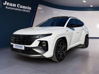 06130 : Hyundai Grasse - Garage Jean Cauvin - HYUNDAI TUCSON N Line Executive - TUCSON IV - Blanc - Boîte automatique - Essence / Courant électrique