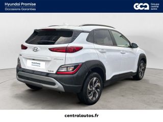 69340 : Hyundai Lyon Ouest - Groupe Central Autos - HYUNDAI KONA HYBRID Intuitive - KONA - Blanc - Automate sequentiel - Essence / Courant électrique