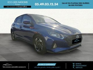 86000 : Hyundai Poitiers - Eco des Nations - HYUNDAI i20 - i20 - Intense Blue Métal - Traction - Essence