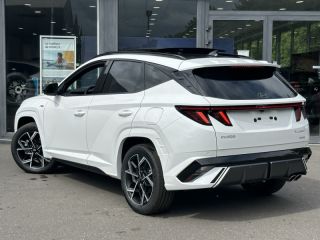 57100 : Hyundai Thionville - Théobald Automobiles - HYUNDAI Tucson - Tucson - Serenity White Métal - Traction - Hybride : Essence/Electrique