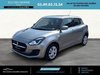 86000 : Hyundai Poitiers - Eco des Nations - SUZUKI Swift - Swift - Gris clair - Traction - Essence/Micro-Hybride