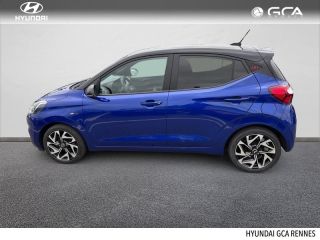 35510 : Hyundai Rennes - GCA - HYUNDAI i10 - i10 - Intense Blue Métal/Toit/rétros Black - Traction - Essence