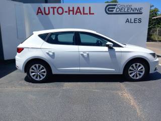 30100 : Hyundai Alès - Auto Hall - SEAT LEON Style - LEON III - Blanc - Boîte manuelle - Essence sans plomb