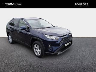 18230 : Hyundai Bourges - ELLIPSE Automobiles - TOYOTA RAV4 - RAV4 - Bleu de Prusse métallisé - Traction - Hybride : Essence/Electrique