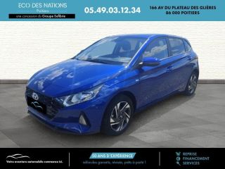 86000 : Hyundai Poitiers - Eco des Nations - HYUNDAI i20 - i20 - Intense Blue Métal - Traction - Essence/Micro-Hybride