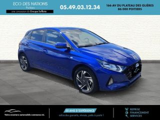 86000 : Hyundai Poitiers - Eco des Nations - HYUNDAI i20 - i20 - Intense Blue Métal - Traction - Essence/Micro-Hybride