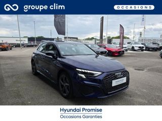 87280 : Hyundai Limoges - Motors Cars - AUDI A3 Sportback - A3 Sportback - Bleu Navarre métallisé - Traction - Diesel