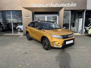 28600 : Hyundai Chartres - Alliance Automobile - SUZUKI Vitara - Vitara - So&#039;Color Solar Yellow Pearl/Black métal - Transmission intégrale - Hybride : Essence/Electrique