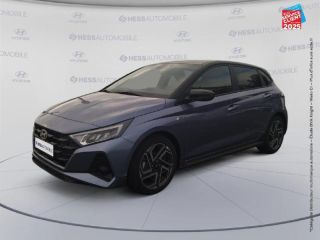 51100 : Hyundai Reims - HESS Automobile - HYUNDAI i20 - i20 - Meta Blue Métal/Toit+rétros Black - Traction - Essence