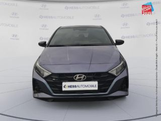 51100 : Hyundai Reims - HESS Automobile - HYUNDAI i20 - i20 - Meta Blue Métal/Toit+rétros Black - Traction - Essence