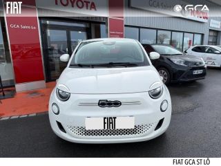 50000 : Hyundai Saint-Lô - GCA - FIAT 500 - 500 - Blanc - Traction - Electrique