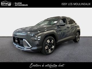 92130 : Hyundai ISSY-LES-MOULINEAUX - BPM Cars - HYUNDAI Kona - Kona - Vert - Traction - Hybride : Essence/Electrique