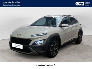 69190 : Hyundai Lyon Sud - Groupe Central Autos - HYUNDAI KONA HYBRID Executive - KONA - Blanc - Automate sequentiel - Essence / Courant électrique