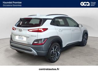 69190 : Hyundai Lyon Sud - Groupe Central Autos - HYUNDAI KONA HYBRID Executive - KONA - Blanc - Automate sequentiel - Essence / Courant électrique
